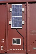 BNSF 912503 Solar Panel Close-up